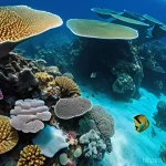 세인트빈센트 그레나딘에서의 스쿠버다이빙 라이선스 취득 - **Prompt 1: Volcanic Underwater Oasis**
    "A breathtaking, photorealistic wide-angle shot of a vib...