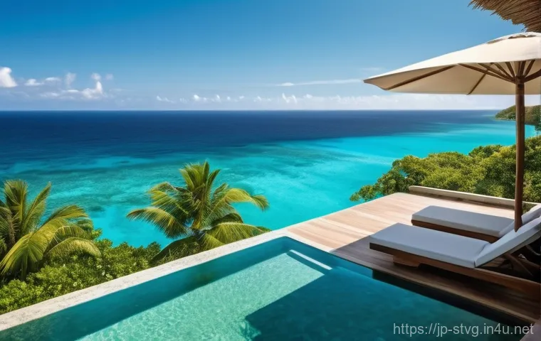 세인트빈센트 그레나딘의 해변 리조트 비교 - **Prompt 1: Ultimate Private Island Luxury Retreat**
    "An aerial view of a pristine private islan...