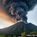 세인트빈센트 화산활동 및 라소프레에르 화산 - **Awe-Inspiring La Soufri&egrave;re Eruption**
    A dramatic, wide-angle shot capturing the explosive erup...